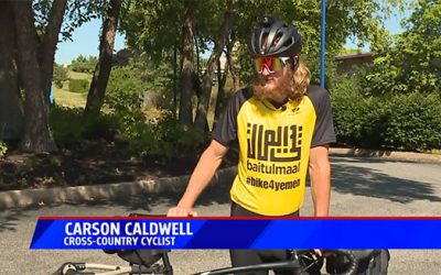 Cyclist Starts Cross-Country Ride to Raise Awareness about Crisis in Yemen