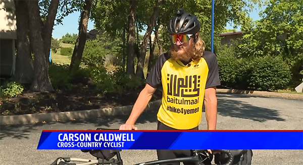 Cyclist Starts Cross-Country Ride to Raise Awareness about Crisis in Yemen
