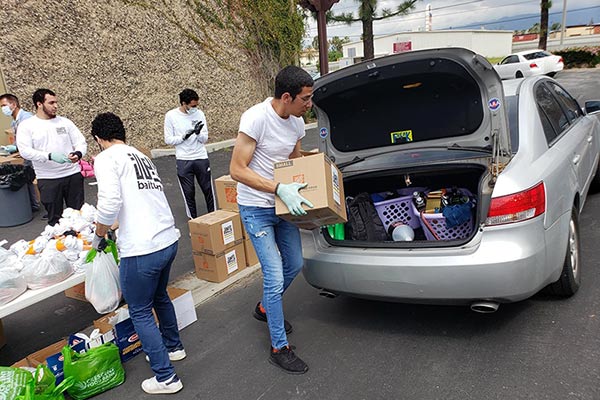 100 Families Receive Food Assistance at Drive-Through Food Pantry in Loma Linda