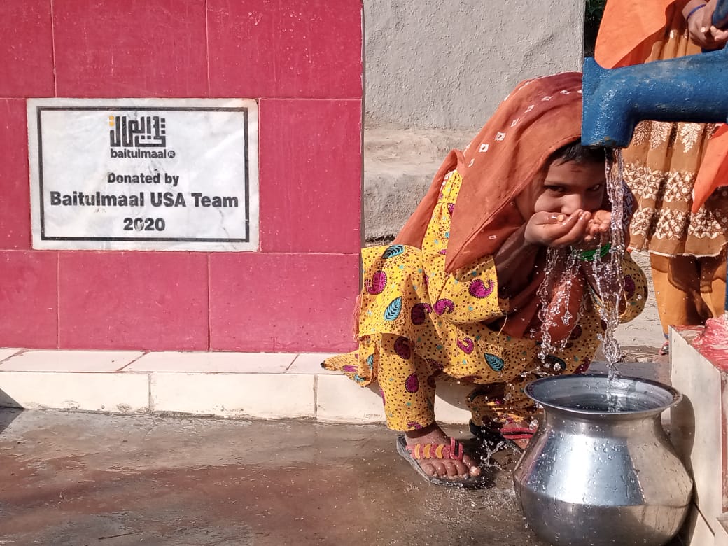 Water well in Pakistan Mithan Norhiyo village in Sindh