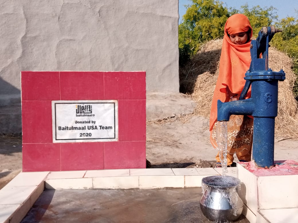 Water well in Pakistan Mithan Norhiyo village in Sindh