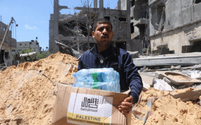 Emergency Aid Distributed in Sheikh Jarrah, Gaza Strip