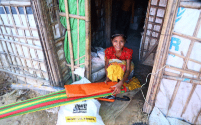 Rohingya Refugees Receive Emergency Assistance After Campfires