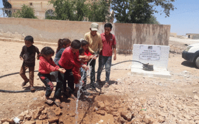 10 Water Wells Supply Hope for Displaced Syrian Children