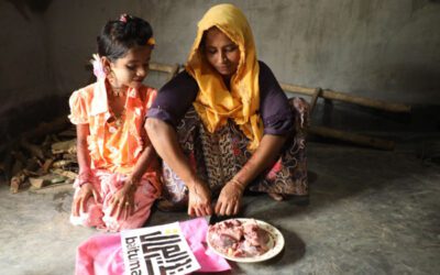 Rohingya Refugees Receive Fresh Meat for 8,648 Meals