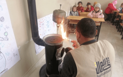 Syrian Children, Refugee Families and Schools Prepared for Winter