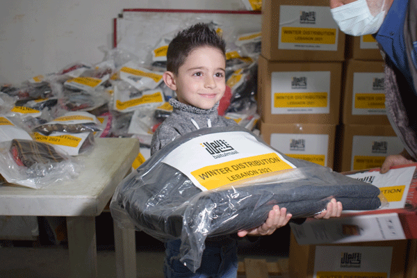 385 Families in Lebanon Receive Winter Warmth