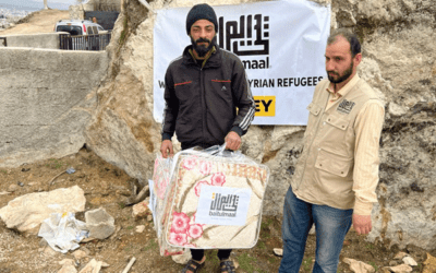 Winter Relief Distributed to Syrian Refugees in Turkish Camps and Caves