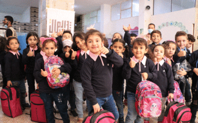 300 Displaced Syrian Children Return to School with Smiles