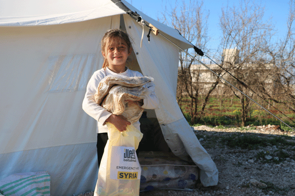 Displaced Syrian Families Receive Aid After Earthquakes, Floods