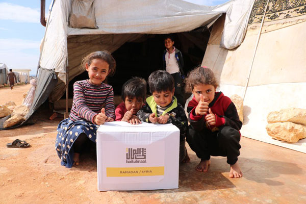 Displaced Syrian Families Receive 143,220 Meals in Ramadan