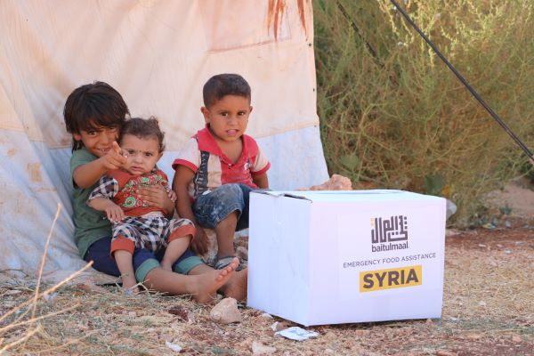 Displaced Syrian Families Receive Food for 195,300 Meals