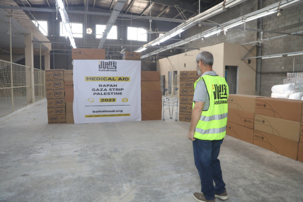 Baitulmaal Provides Medical Supplies Benefitting 40,000 Patients in Gaza