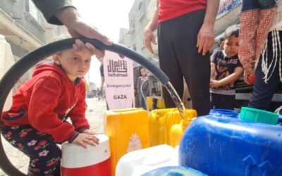 Baitulmaal Distributes Safe-Drinking Water to 10K Displaced Palestinians in Gaza