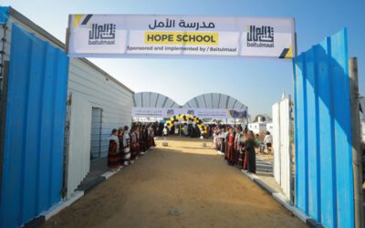 Baitulmaal Opens School for Displaced Children in Gaza