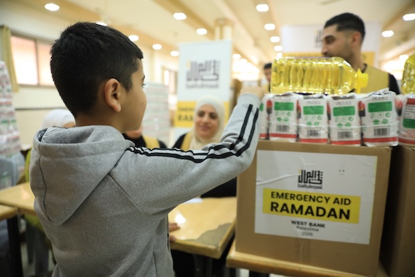Families in Palestine Receive Food for 3.7M Meals During Ramadan 