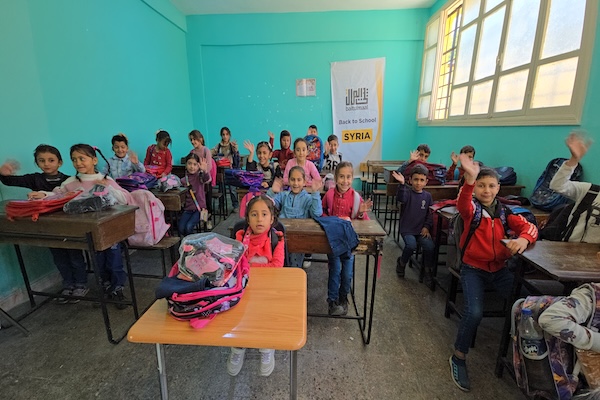 Baitulmaal Delivers Back-to-School Kits to 500 Vulnerable Children in Syria