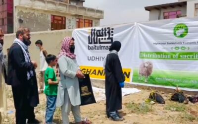 Baitulmaal Distributes Fresh Meat for 630 Meals to Afghan Families 