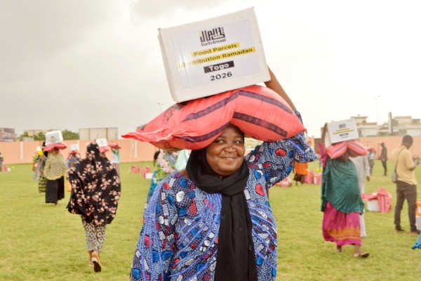Food for 55K Meals Provided to Families in Togo During Ramadan